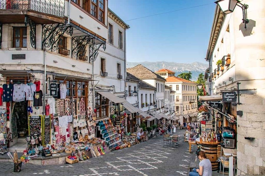 Cobbled street of the Old Bazaar